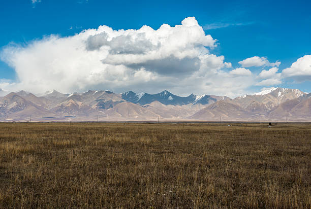 istock Incredible color of the sky and clouds over Tibetan plain 512082397