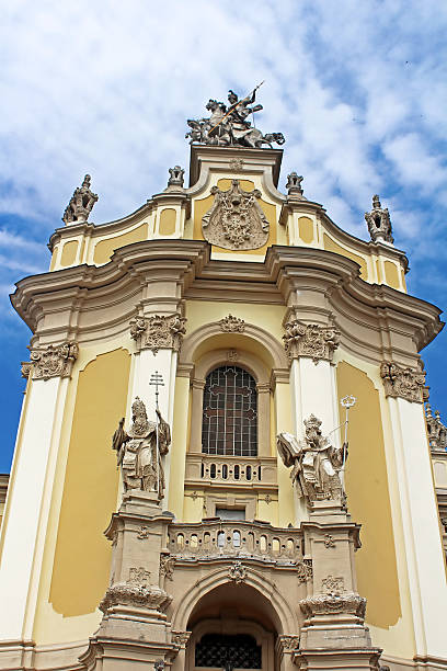 istock Front part of the St. George's Cathedral, Lviv, Ukraine 512083465