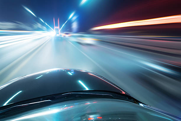 istock car on the road with motion blur background 512084035