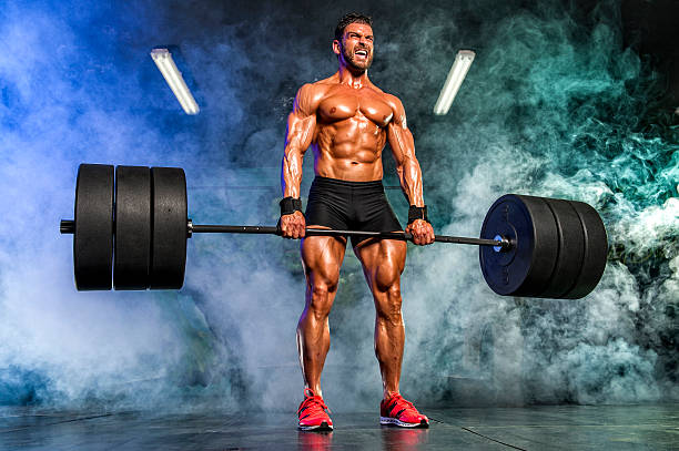 deadlift - peso muerto fotografías e imágenes de stock