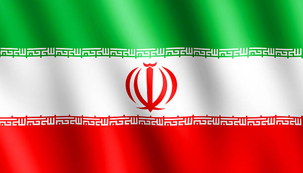 istock Flag of Iran waving in the wind 512094336