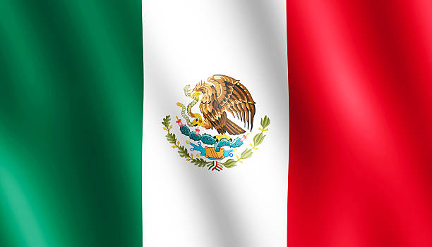 istock Flag of Mexico waving in the wind 512094374