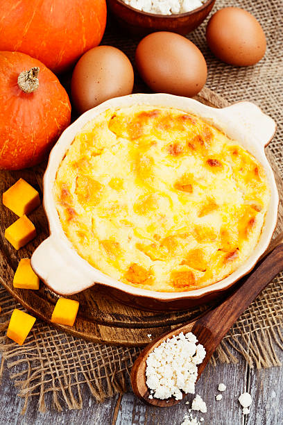 istock Casserole with cottage cheese and pumpkin 512098210