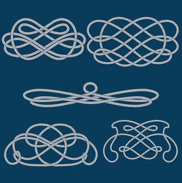 Vector illustration of knot