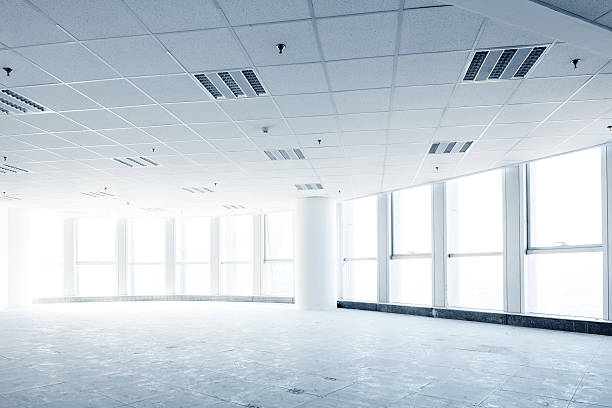 istock hall of modern office building 512100725