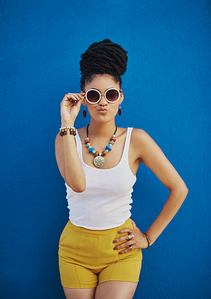 istock Facing the world with her funkiest look 512101502