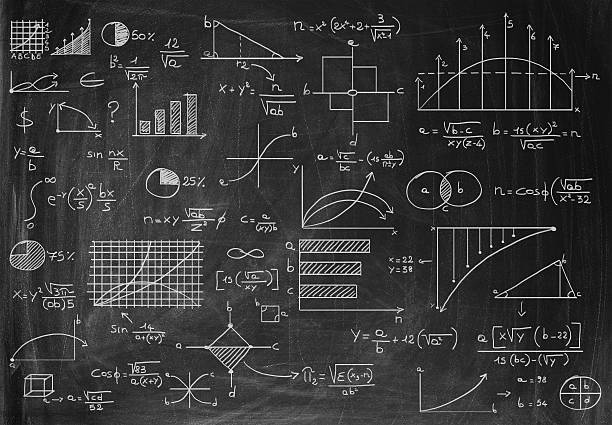 아이디어를 blackboard - formula finance mathematics mathematical symbol 뉴스 사진 이미지