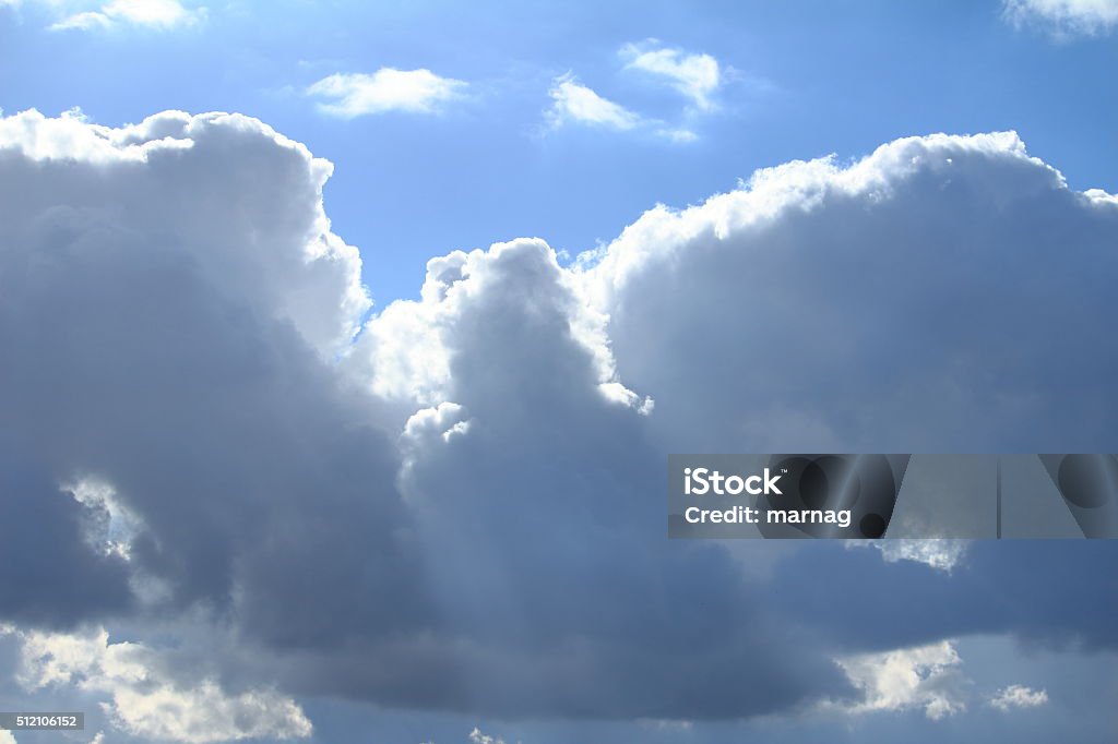 the clouds blue sky with clouds in the sunshine Authority Stock Photo