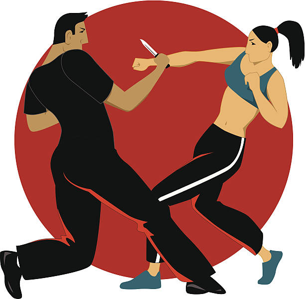 Selfdefense For Women Stock Illustration - Download Image Now - Krav Maga,  Self-Defense, Education Training Class - iStock