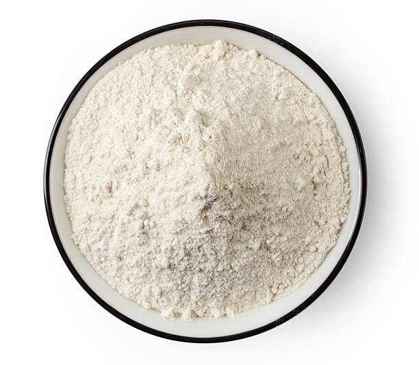 istock Bowl of white flour 512107814