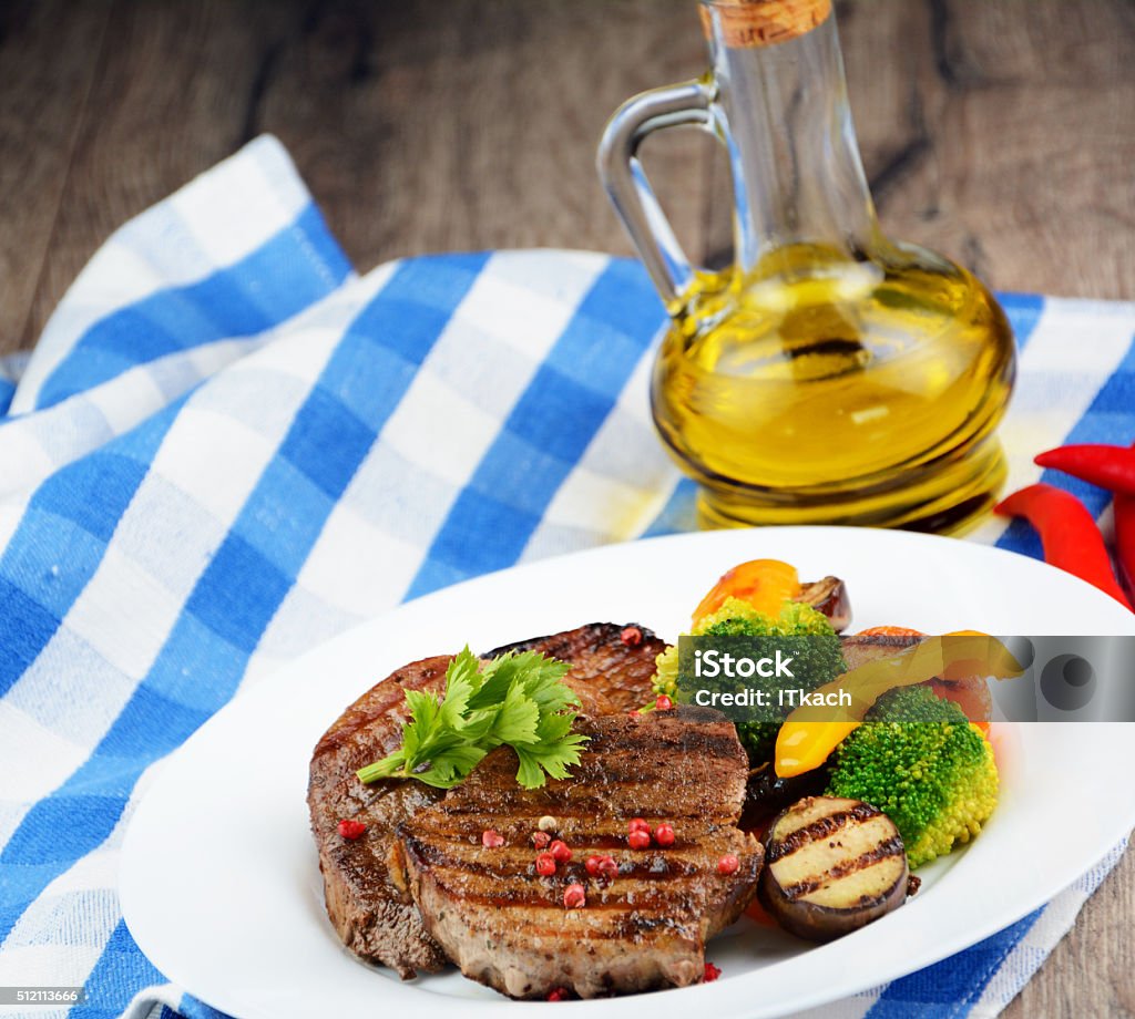 Delicious grilled beef steakes Delicious  hot grilled beef steakes on the table Beef Stock Photo