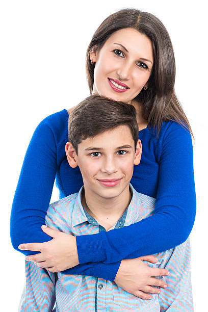 istock Portrait of a mother with her son 512115230