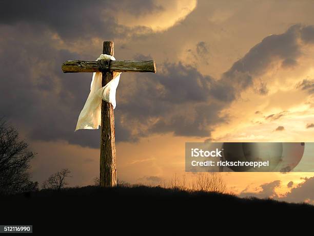 Unto Us A Son Is Given Stock Photo - Download Image Now - Religious Cross, Good Friday, Christianity