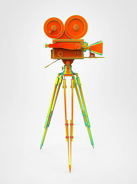 istock vintage retro movie camera tripod mount isolated on white high 512118392