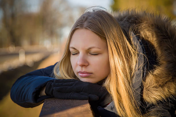 istock Young, beautiful, gently lady in sunny spring 512120142