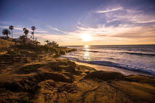 istock Sunset on La Jolla Beach, California, USA 512122336