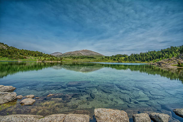 istock Clear Water Mountain Lake Reflecting Mountain 512127633