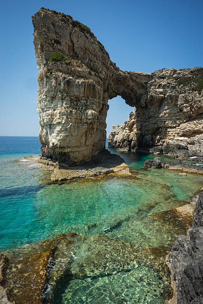 istock Arch in the cliffs, Paxi, Greece 512127823