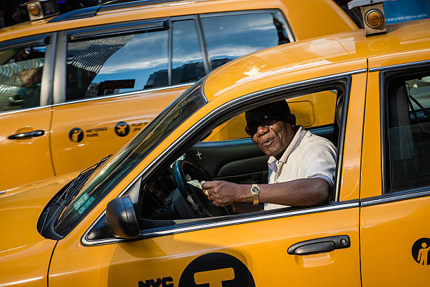 Taxi cab driver New York, NY, USA - May 17, 2014 taxi driver photos stock pictures, royalty-free photos & images