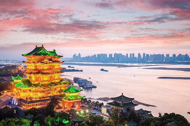 istock nanchang tengwang pavilion in sunset 512129665