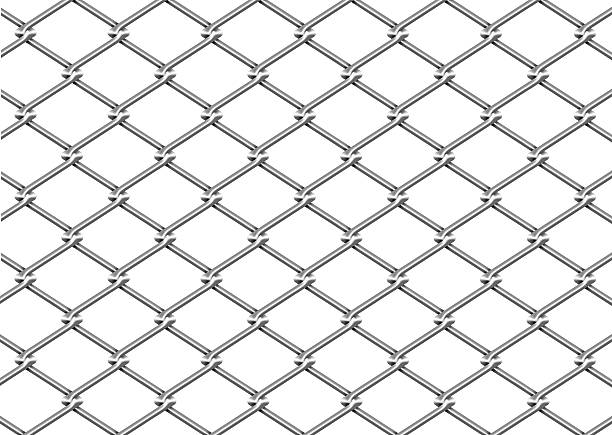 istock mesh wire for fencing on a white background 512130145