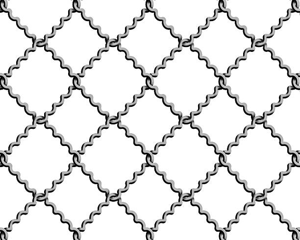 istock mesh wire for fencing on a white background 512130157