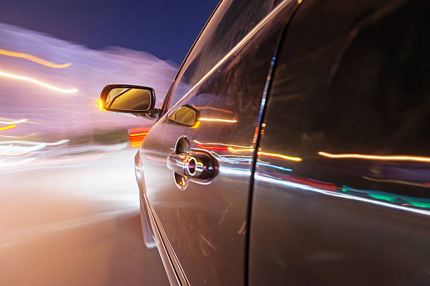 istock car on the road with motion blur background 512130799