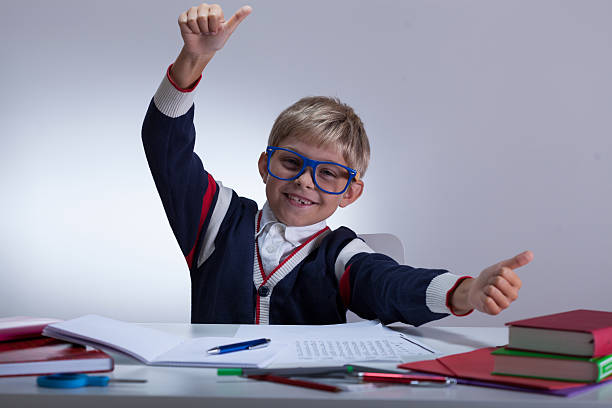 istock Young pupil showing okay gesture 512130929
