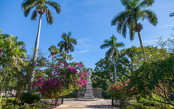 The Plaza de Armas in the heart of Old Havana in Havana, Cuba- January 2010