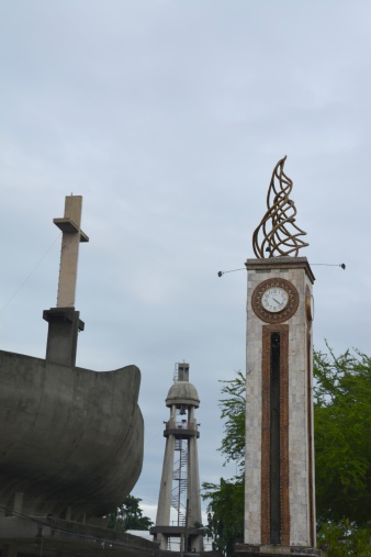 Bell Tower and San Pedro Cathedral, the oldest church in Davao City and the city's premier historical landmark