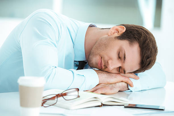 istock Young businessman in office with big window 512141966