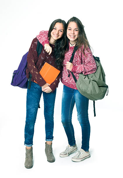 estudantes felizes - só meninas adolescentes - fotografias e filmes do acervo