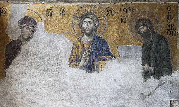 istock The Deesis mosaic, Hagia Sophia 512147840