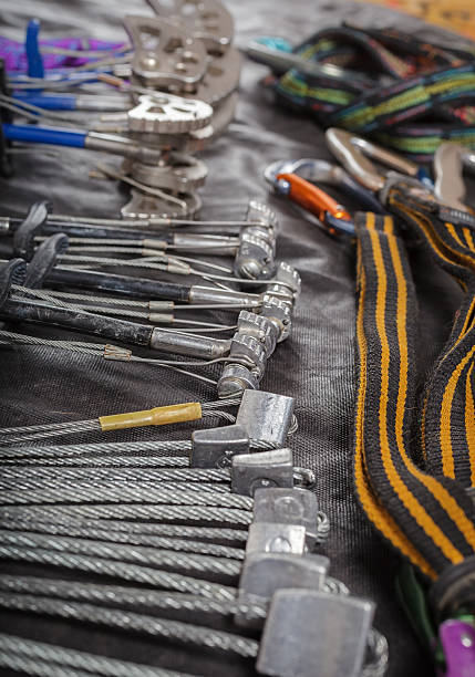 istock Equipment for mountaineering and rock climbing 512148710