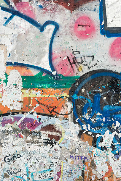 istock Part of the Graffity at the Berlin Wall 512151399