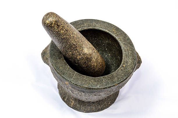 istock Mortar and Pestle Isolated on a White Background 512151569
