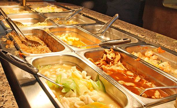 istock food inside the self service Chinese restaurant 512152339