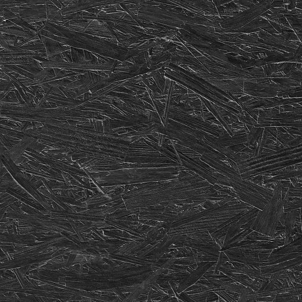 Black Osb Background Stock Photo - Download Image Now - Oriented