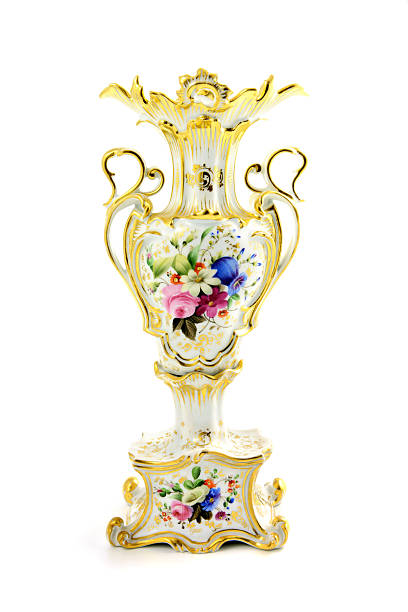istock antique Biedermeier vase with flowers 512153273