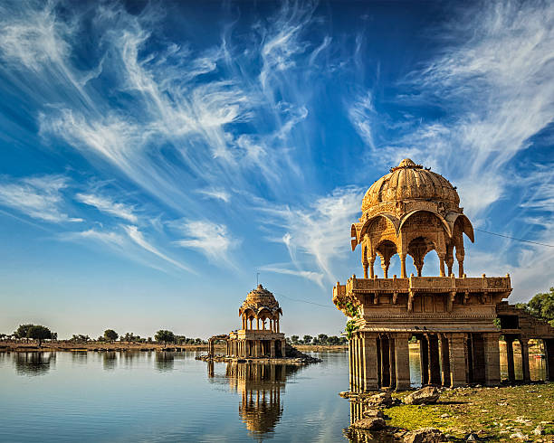 istock Indian landmark Gadi Sagar in Rajasthan 512153636
