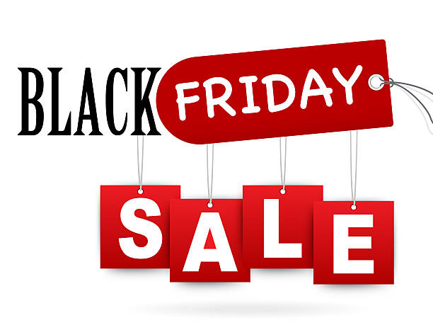 istock Black Friday sale  add or flyer with percent sale 512153797