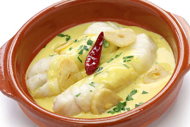 bacalao al pil pil, spanish cuisine, basque country