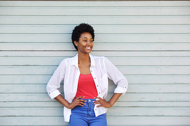 Confident young african woman