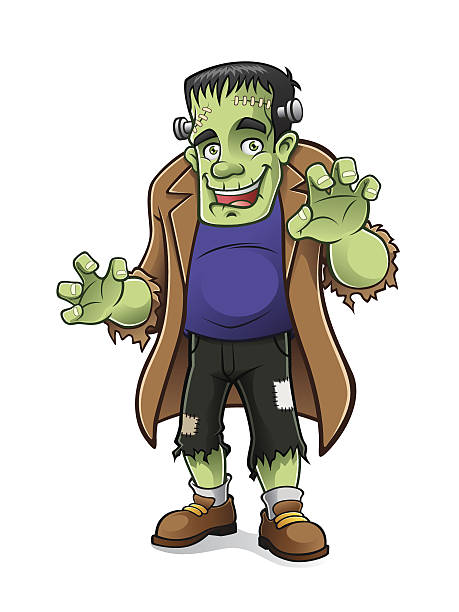 ilustrações, clipart, desenhos animados e ícones de frankenstein - frankenstein