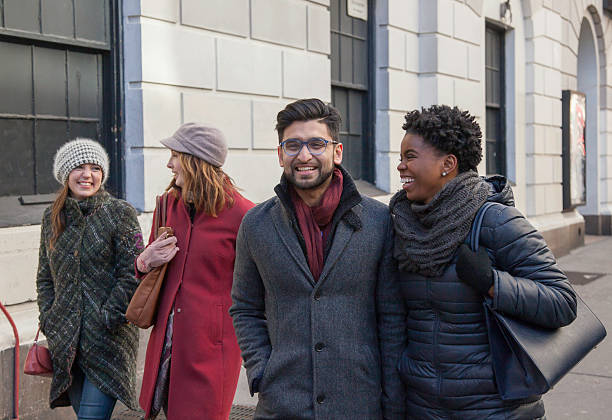 istock Multi-Ethnic Friends walking together in the city 512155774