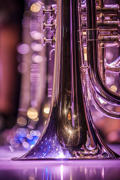 istock Various instruments and details from a music band of windband 512156756
