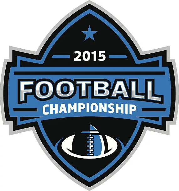 Vector illustration of Football Championship Logos