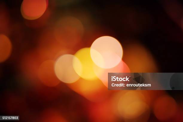 Night Light Colorful Bokeh Abstract Background Stock Photo - Download Image Now - Abstract, Backgrounds, Blurred Motion