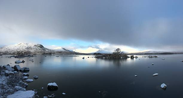 istock Lochan Na H-Achlaise towards Black Mount Panorama. 512157866