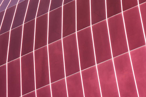 istock Pink Atrium Window Glass Pavilion Facade 512160010
